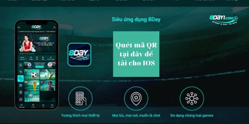 Bet thủ cần quét mã QR code để cài App nhà cái về thiết bị